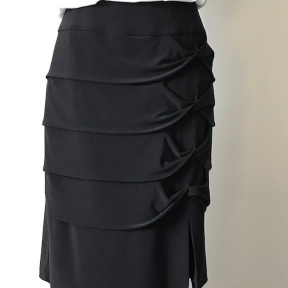 Joseph Ribkoff Black Skirt - Picture 2 of 9